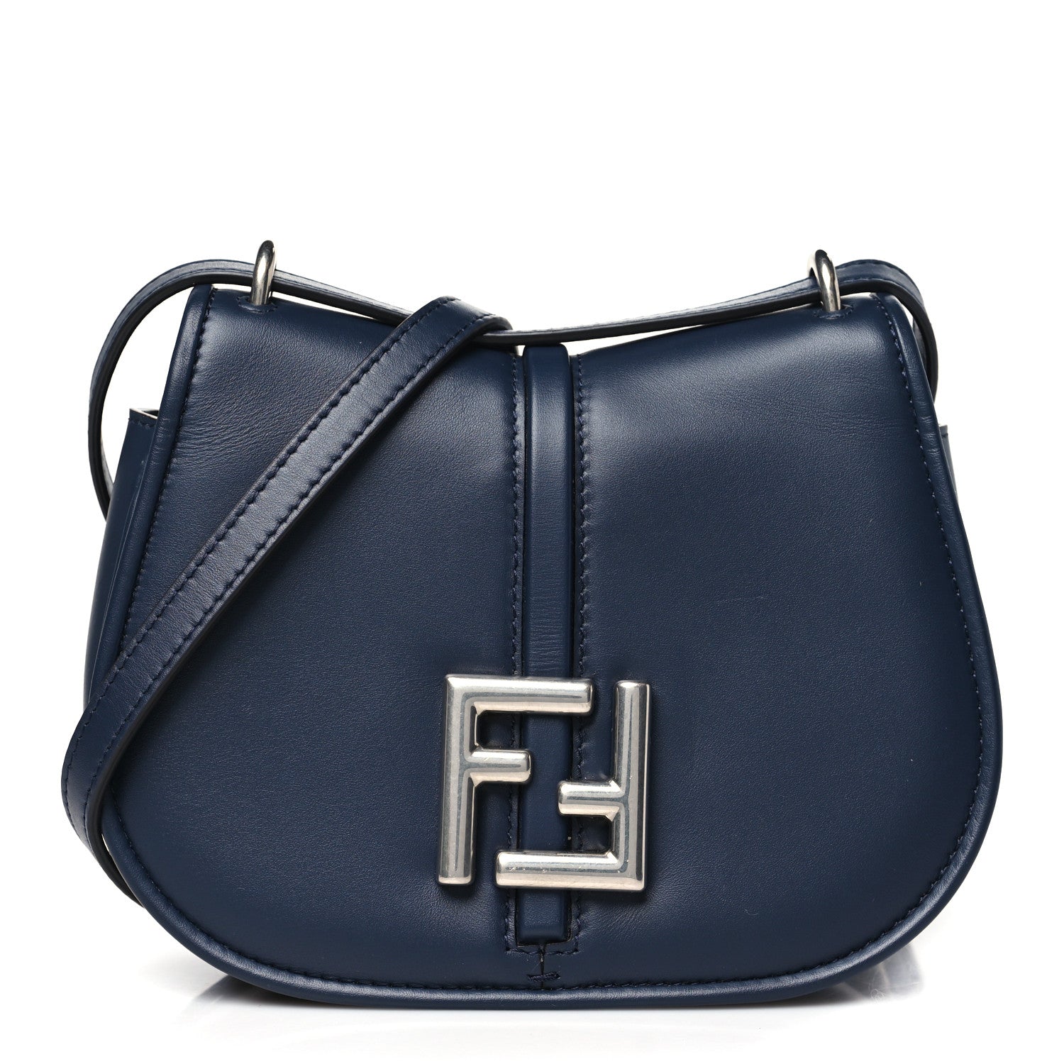 Fendi Vitello Brenta Cher Small Fendi C'mon Midnight 1 of 9