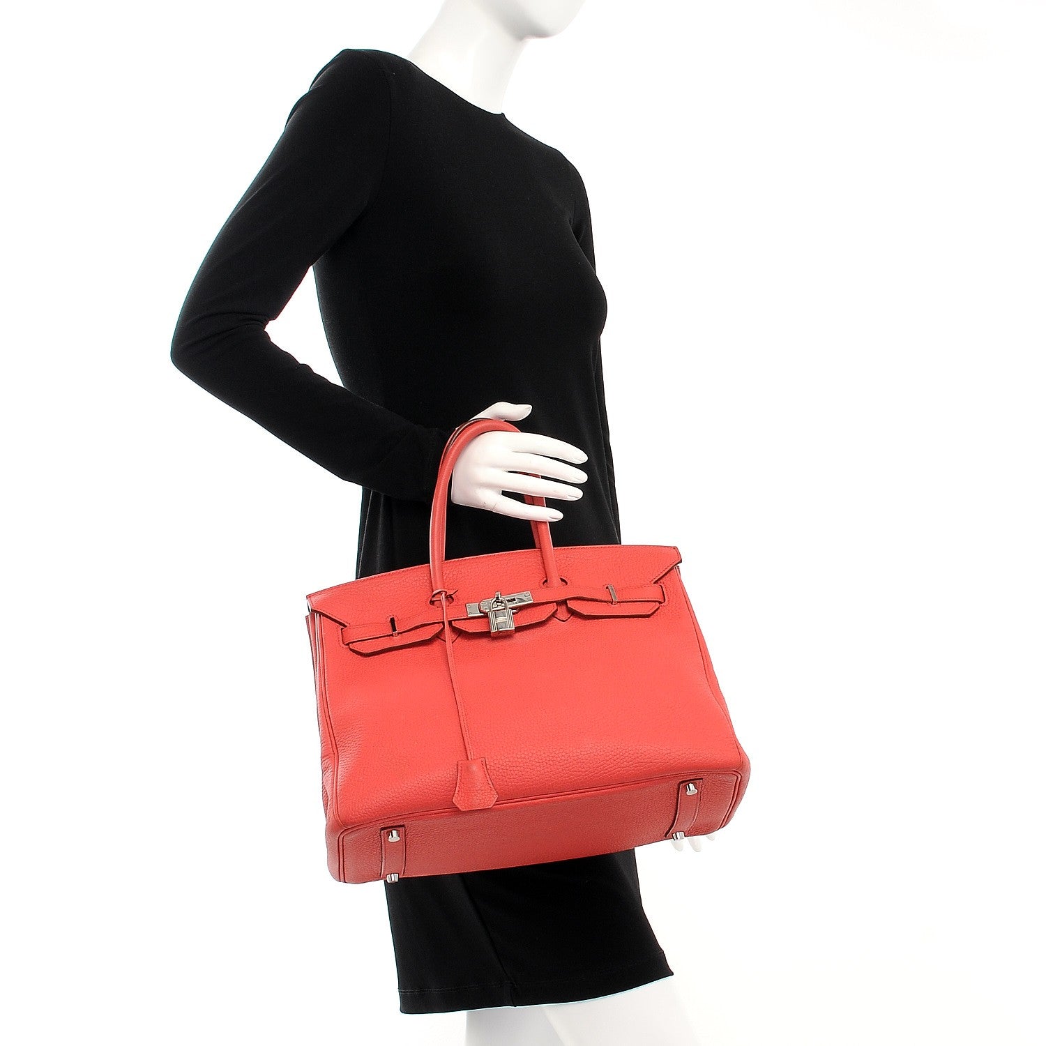 Hermes Togo Birkin 35 Bougainvillea 2 of 34