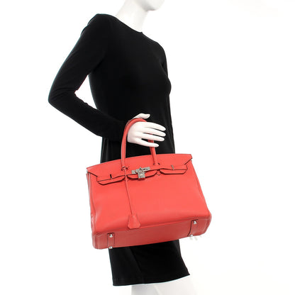 Hermes Togo Birkin 35 Bougainvillea 2 of 34
