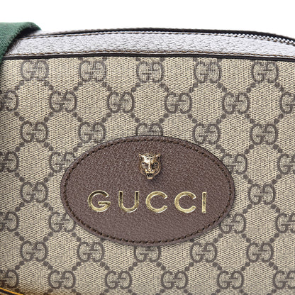 Gucci GG Supreme Monogram Web Neo Vintage Shoulder Bag Beige New Acero Crop 10 of 10