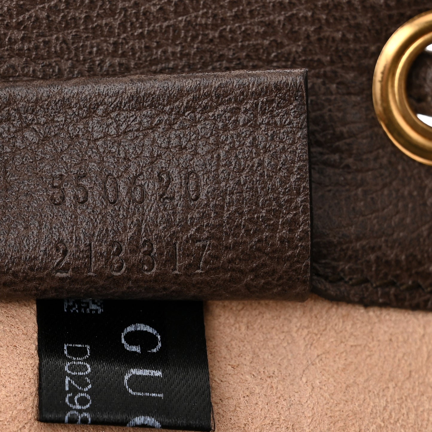 GG Supreme Monogram Web Mini Ophidia Bucket Bag Brown