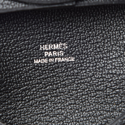 Hermes Chevre Mysore Bastia Coin Purse Black 6 of 8