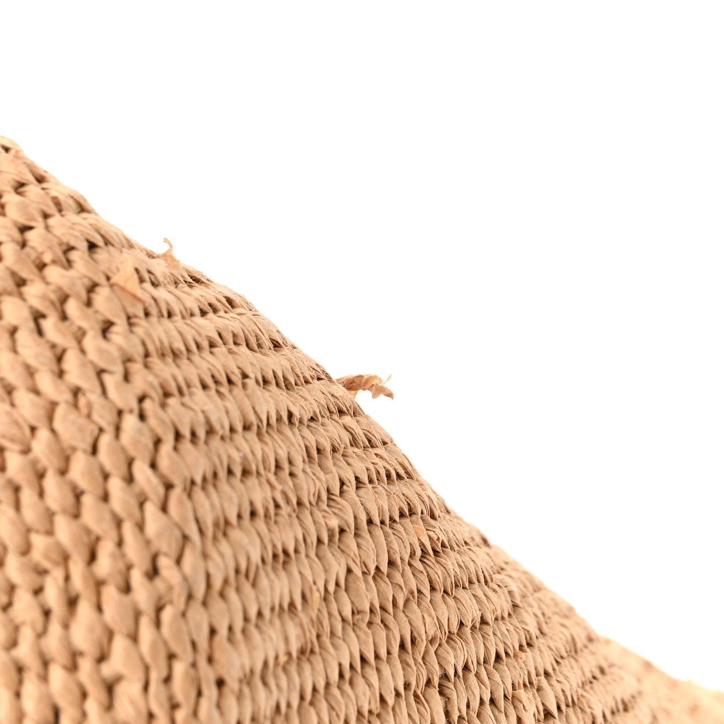 Raffia Large Woody Tote White
