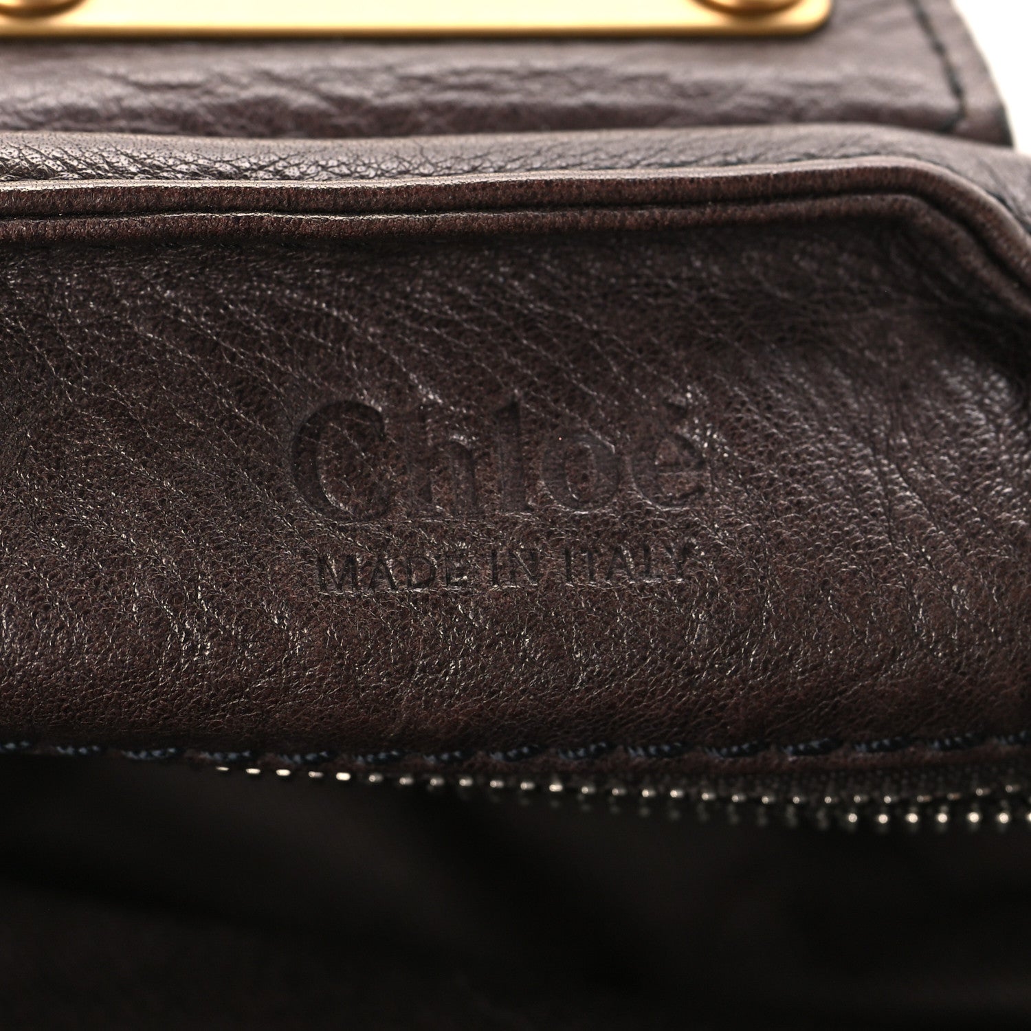Chloe Calfskin Medium Paddington Satchel Chocolate 6 of 13