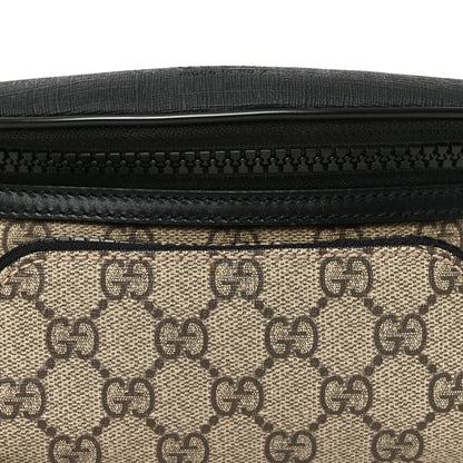 Gucci GG Supreme Monogram Belt Bag Black 7 of 10
