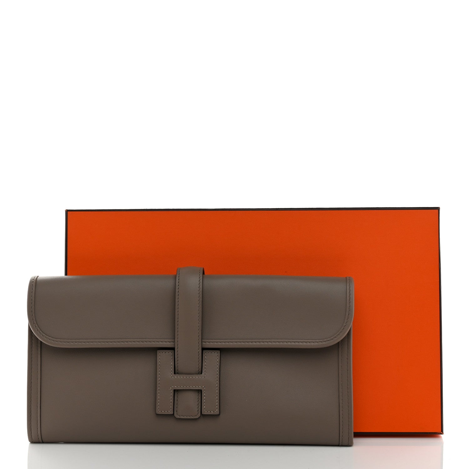 Hermes Swift Jige Elan 29 Clutch Gris Asphalte 8 of 8