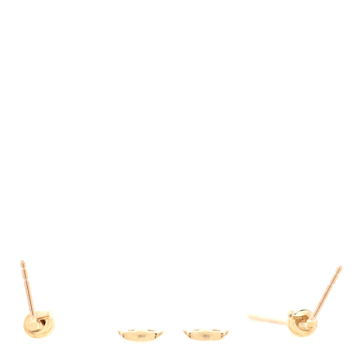 Tiffany 18K Yellow Gold Diamond Tiffany Knot Drop Earrings 3 of 5