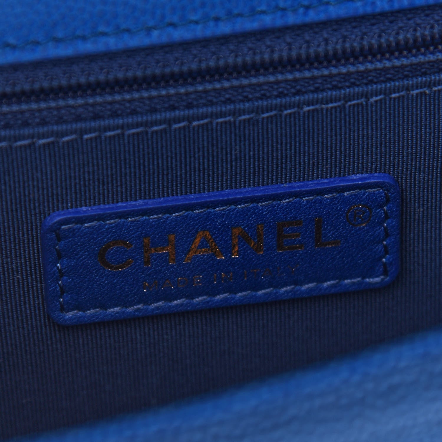 Chanel Caviar Quilted Small Sunset On The Sea Flap Blue 6 of 9