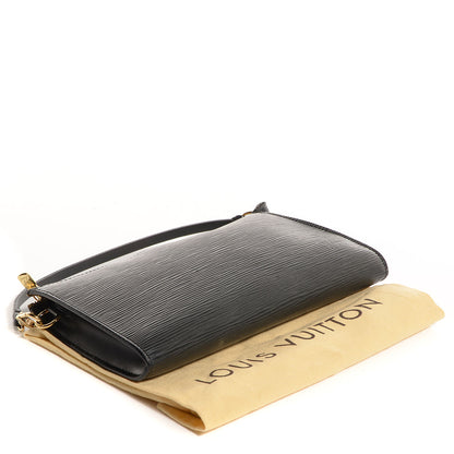 Louis Vuitton Epi Pochette Accessories 24 Black 4 of 7