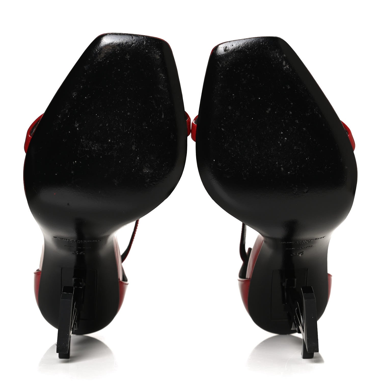 Saint Laurent Patent Opyum Sandals 36 Red 7 of 11