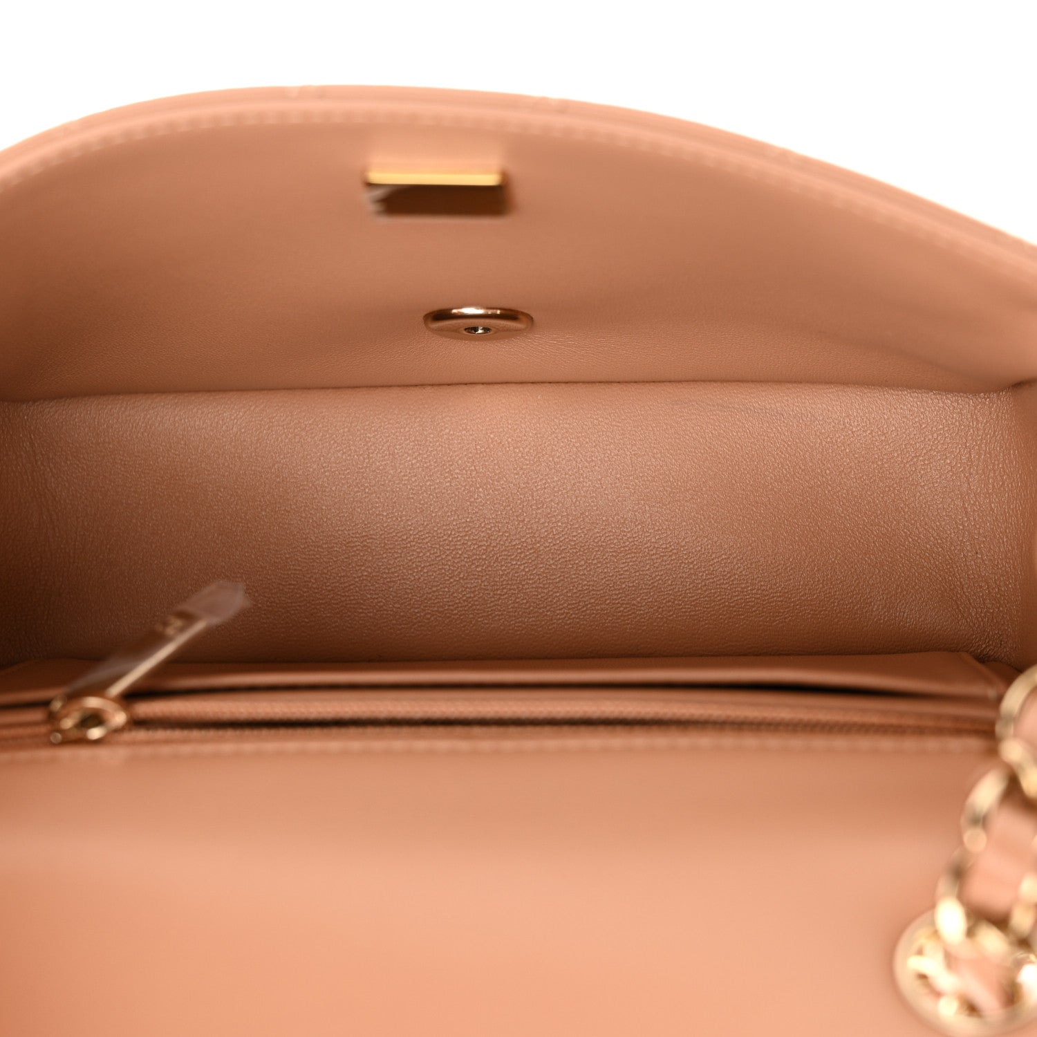 Chanel Lambskin Quilted Mini Rectangular Flap Brown 6 of 11