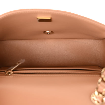 Chanel Lambskin Quilted Mini Rectangular Flap Brown 6 of 11