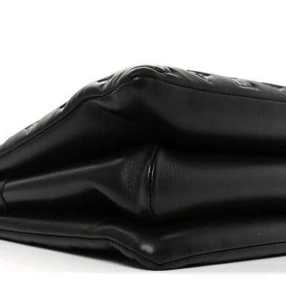 Louis Vuitton Lambskin Embossed Monogram Coussin MM Black 15 of 16