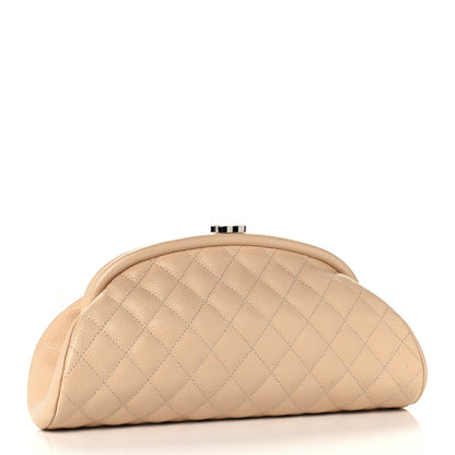 Chanel Caviar Quilted Timeless Clutch Beige 3 of 11