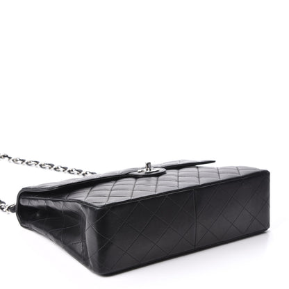 Chanel Lambskin Quilted Jumbo Single Flap Black 3 of 10