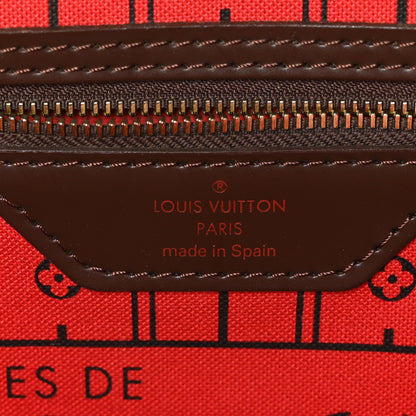 Louis Vuitton Damier Ebene Neverfull MM 6 of 9