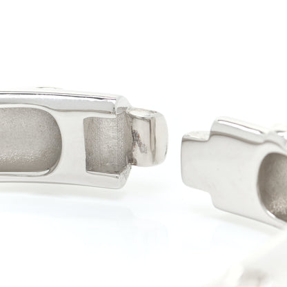 Louis Vuitton Brass Family Bracelet Bangle S Silver 6 of 6