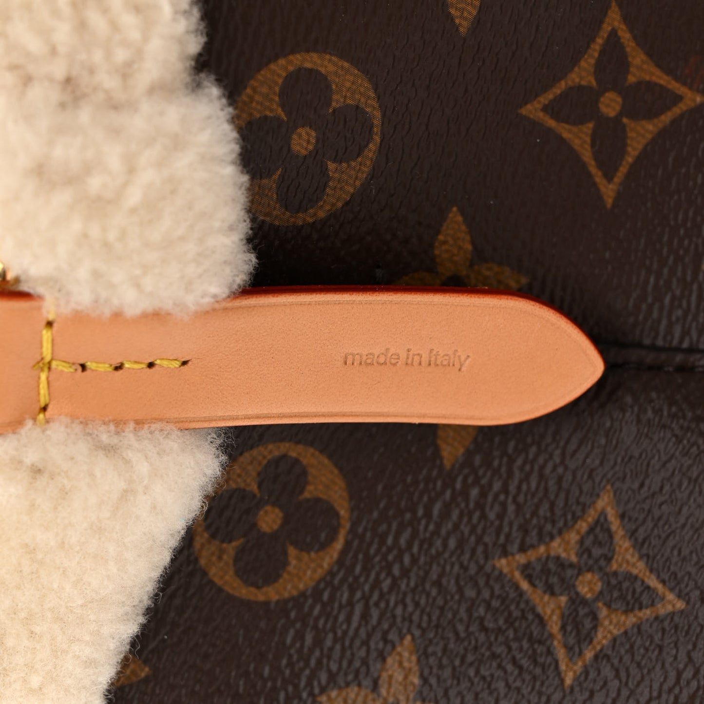 Monogram Shearling Cozygram Neonoe BB