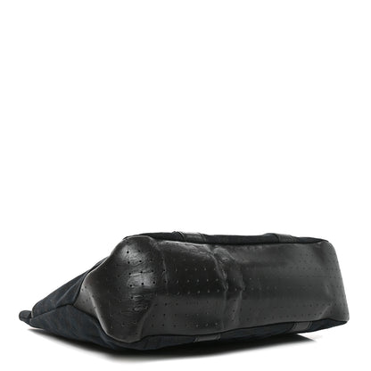 Gucci Monogram Calfskin Perforated Tote Black 4 of 10