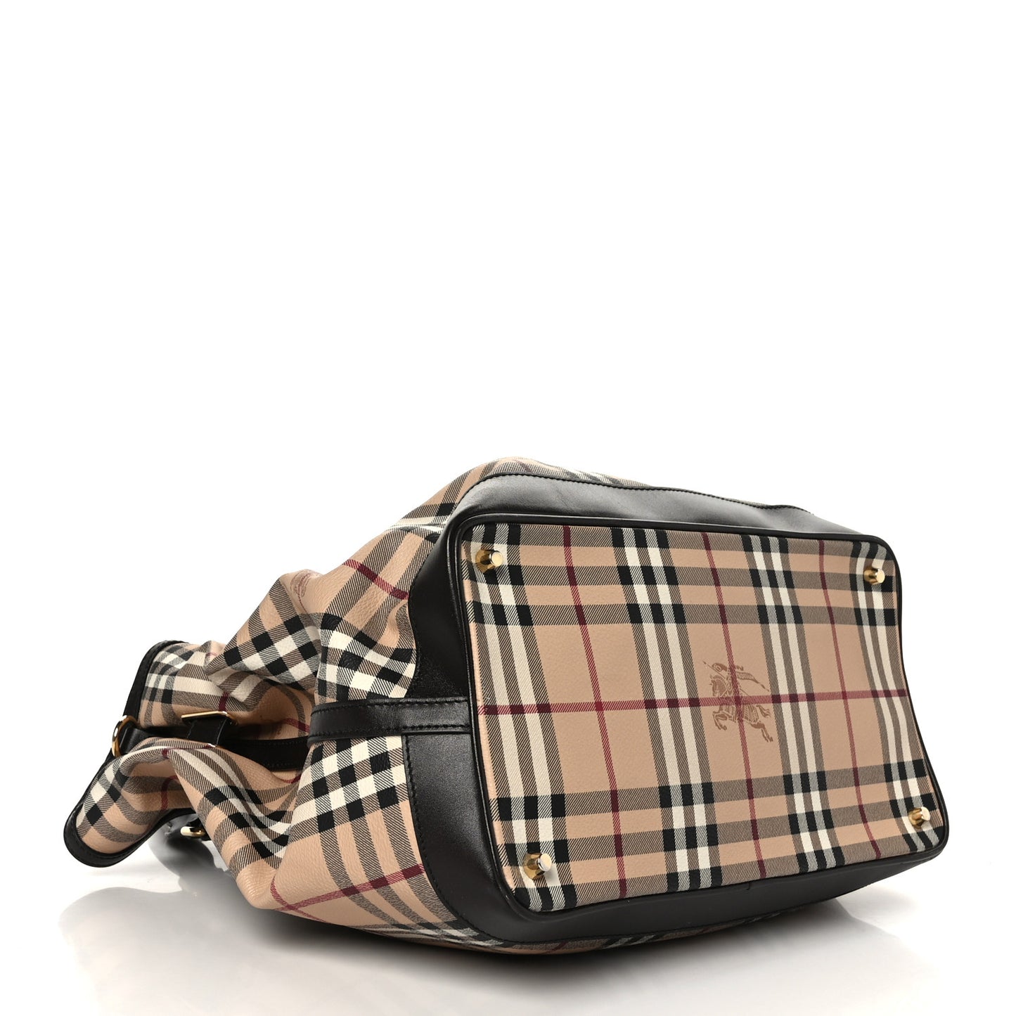 Haymarket Check Medium Golderton Tote Chocolate
