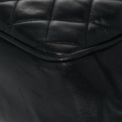 Chanel Lambskin Quilted Shopping Tote Black 11 of 18