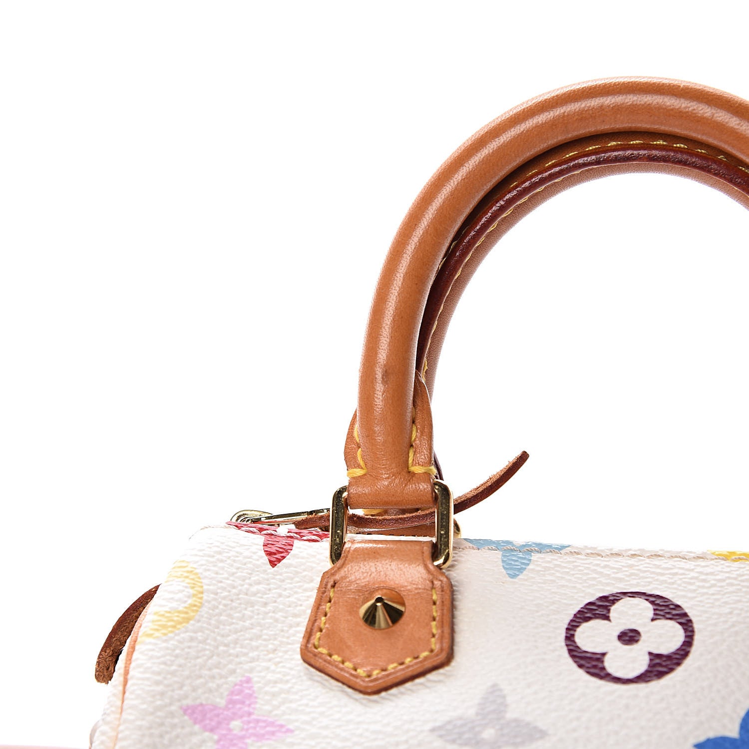 Louis Vuitton Monogram Multicolor Mini Sac HL Speedy White 11 of 14