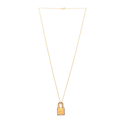 Hermes Swift Small O'Kelly Pendant Necklace Gold 3 of 6