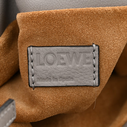 Loewe Shearling Flamenco Knot Clutch Grey 6 of 10