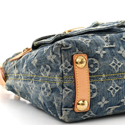 Louis Vuitton Monogram Denim Baggy PM Blue 9 of 12