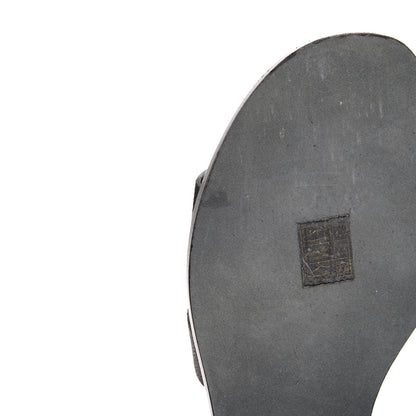 Hermes Epsom Santorini Sandals 41 Black 9 of 12