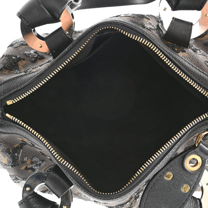 Louis Vuitton Monogram Sequins Eclipse Speedy 28 Black 5 of 10