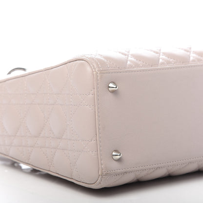 Christian Dior Lambskin Cannage Medium Lady Dior Light Pink 6 of 11