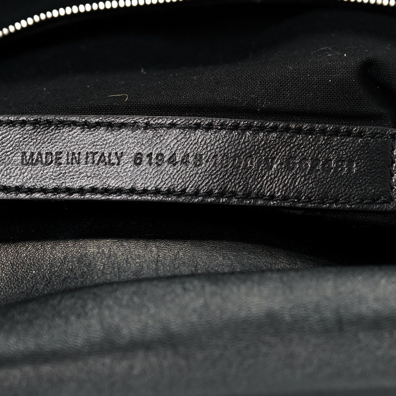 Balenciaga Nappa Calfskin Quilted Large Touch Shoulder Bag Black 8 of 18
