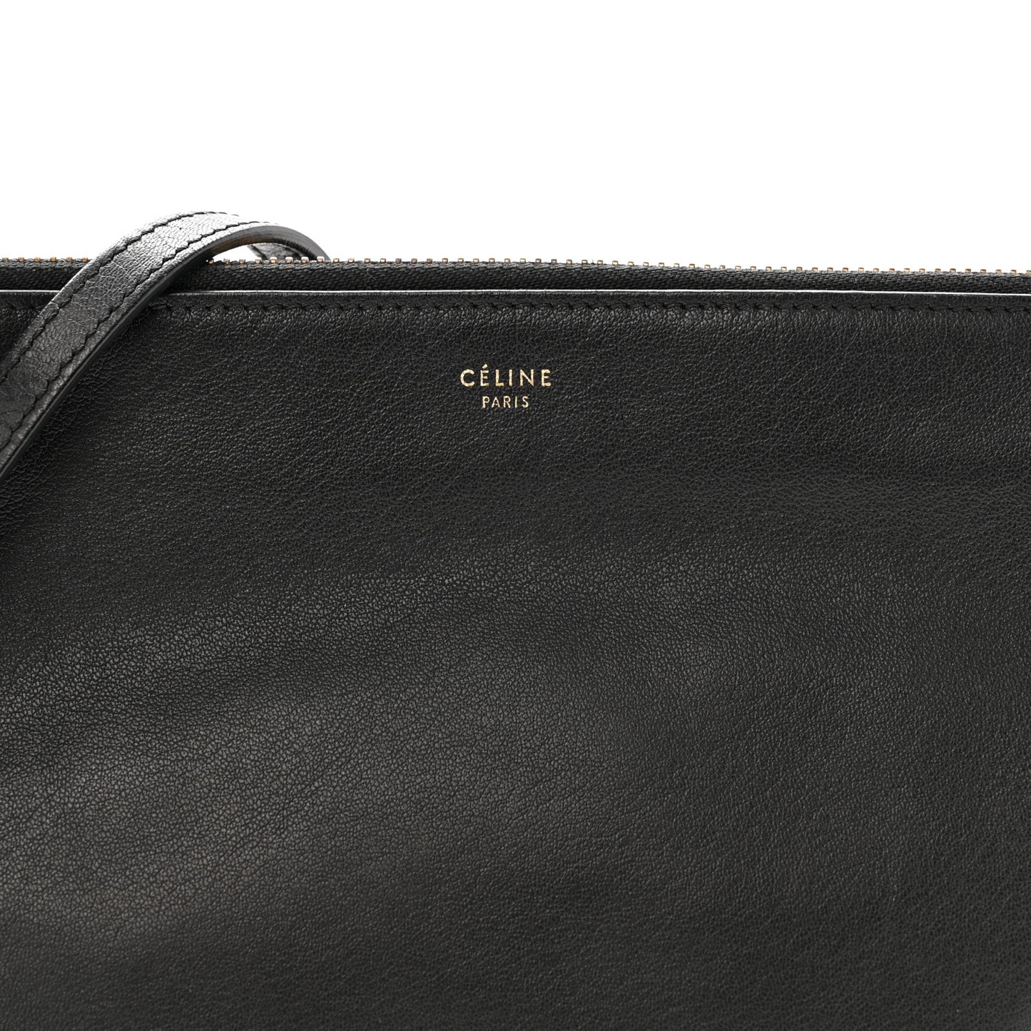 Lambskin Small Trio Crossbody Bag Black
