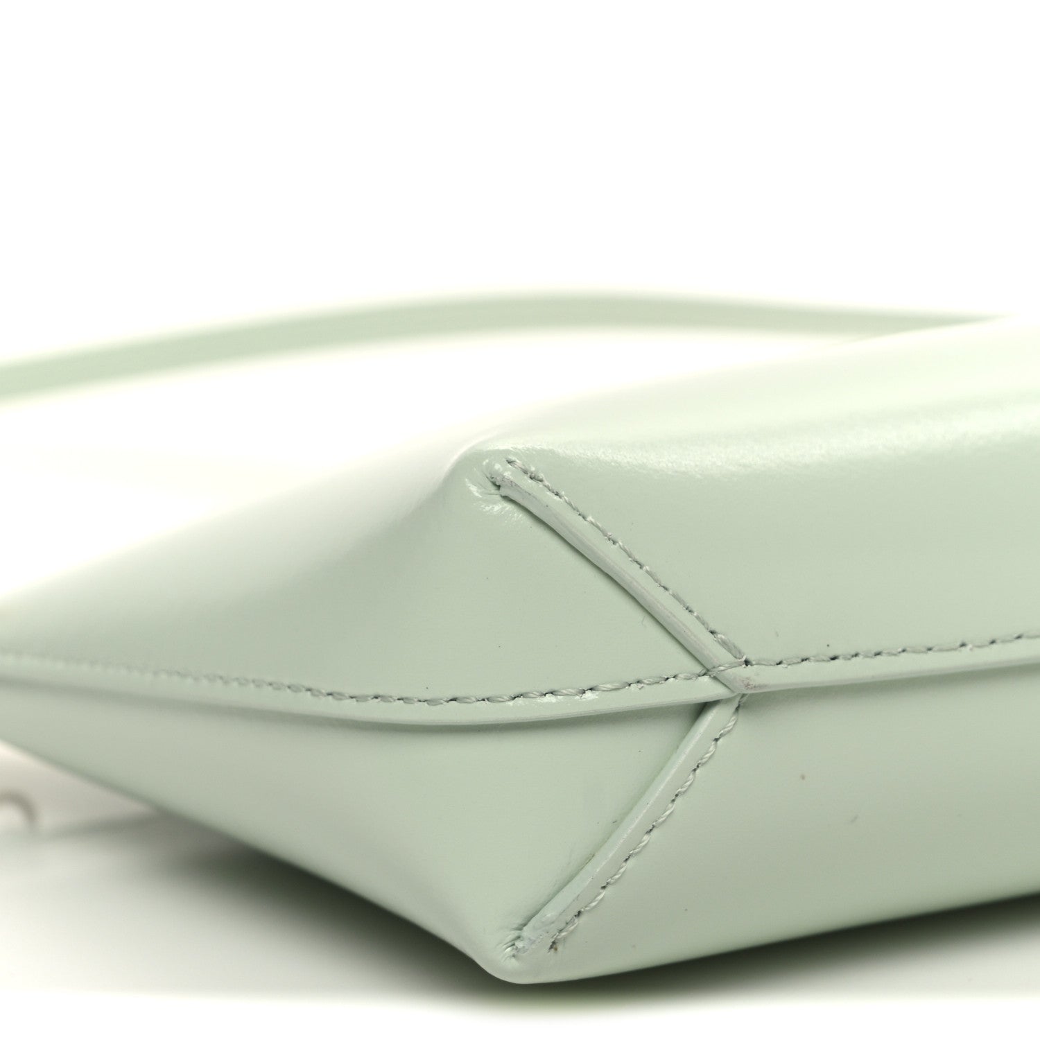 Mansur Gavriel Calfskin Gaia Shoulder Bag Pistachio 9 of 10