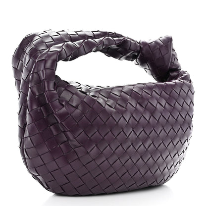 Bottega Veneta Nappa Intrecciato Teen Jodie Hobo Eggplant 3 of 10