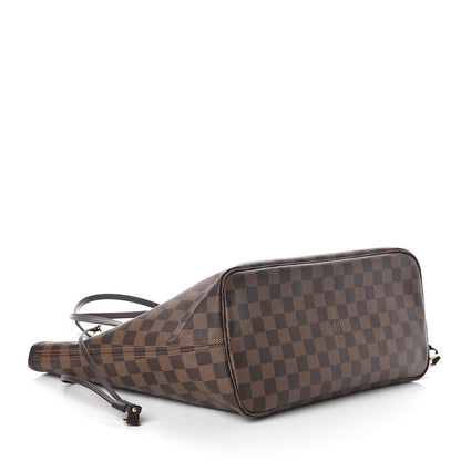 Louis Vuitton Damier Ebene Neo Neverfull MM Rose Ballerine 3 of 10