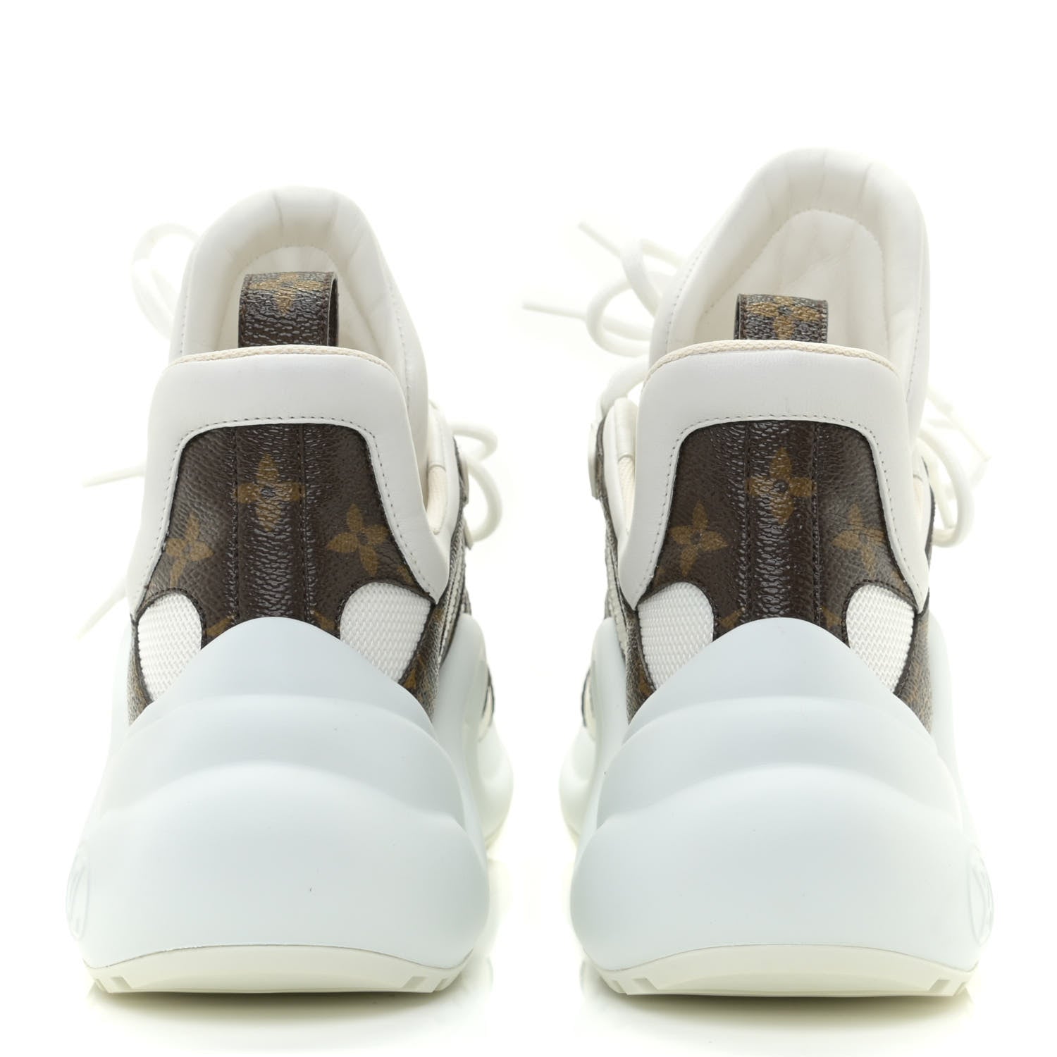 Louis Vuitton Patent Monogram LV Archlight Sneakers 36.5 White 5 of 14