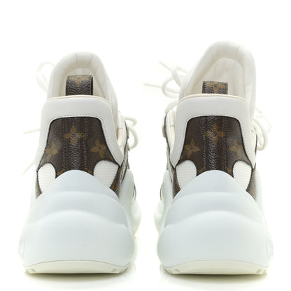 Louis Vuitton Patent Monogram LV Archlight Sneakers 36.5 White 5 of 14