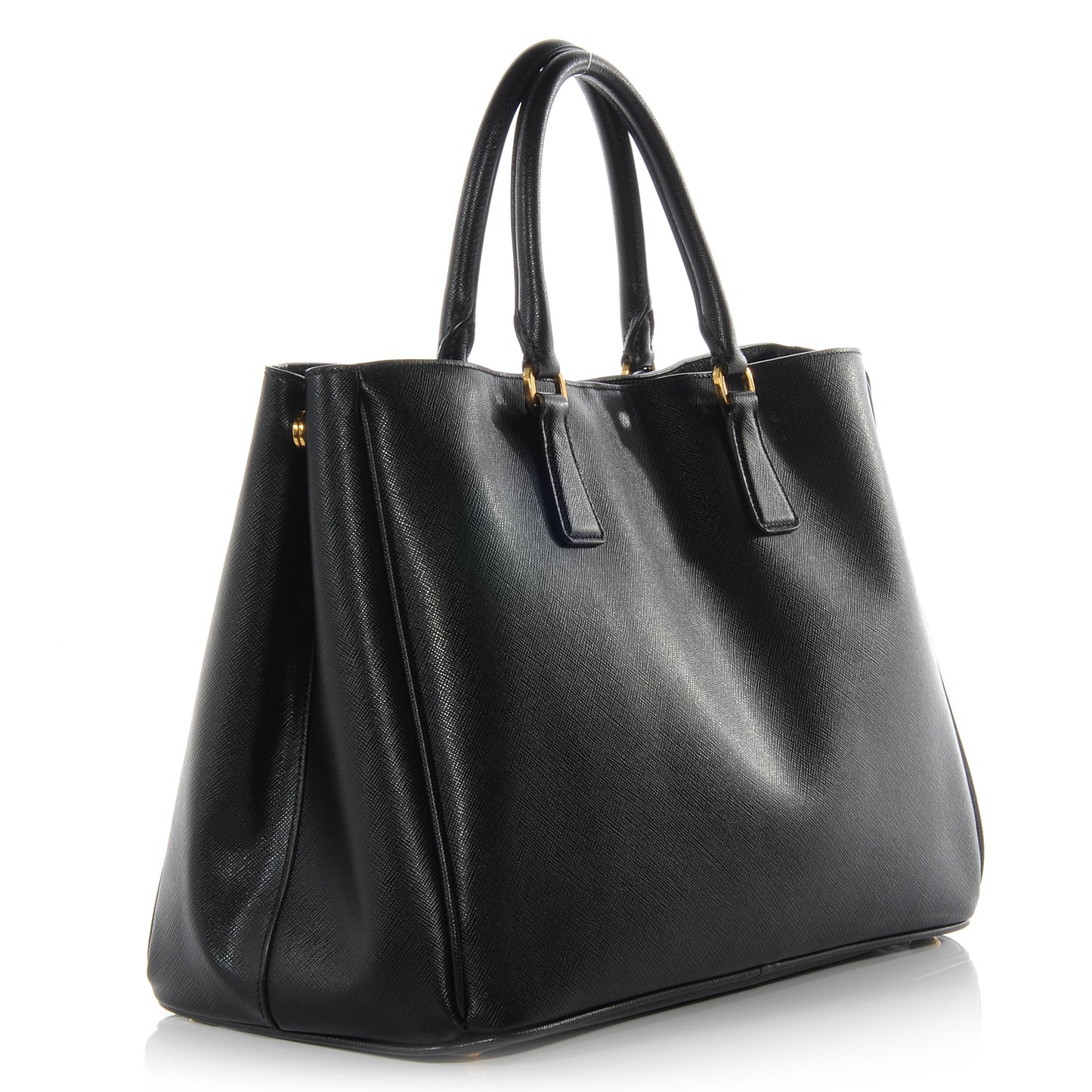 Saffiano Lux Large Tote Nero Black