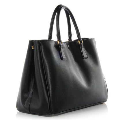 Prada Saffiano Lux Large Tote Nero Black 3 of 9