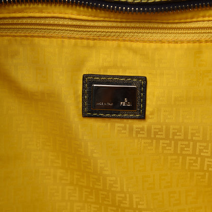 Fendi Zucca Spalmati Medium Roll Tote Tobacco Giallo 6 of 12