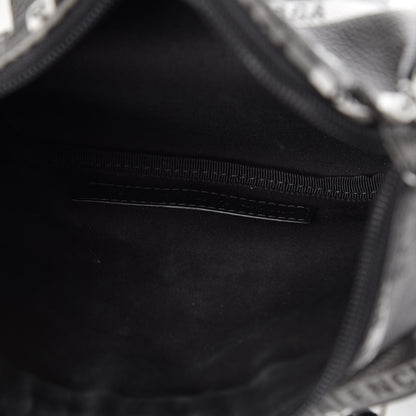 Balenciaga Coated Canvas Losange Monogram Explorer Belt Bag Black Grey 7 of 10