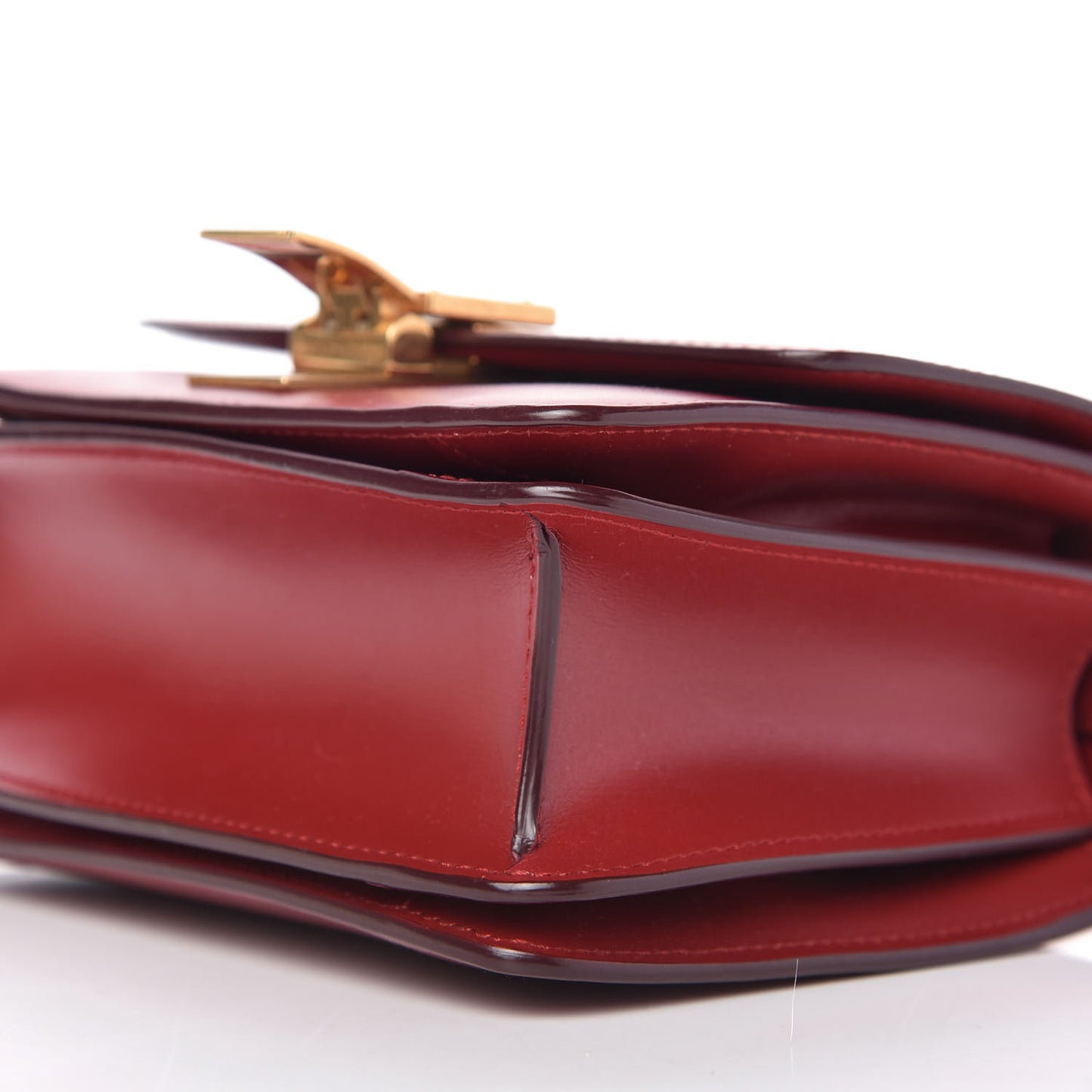 Box Calfskin Small Classic Box Flap Bag Red