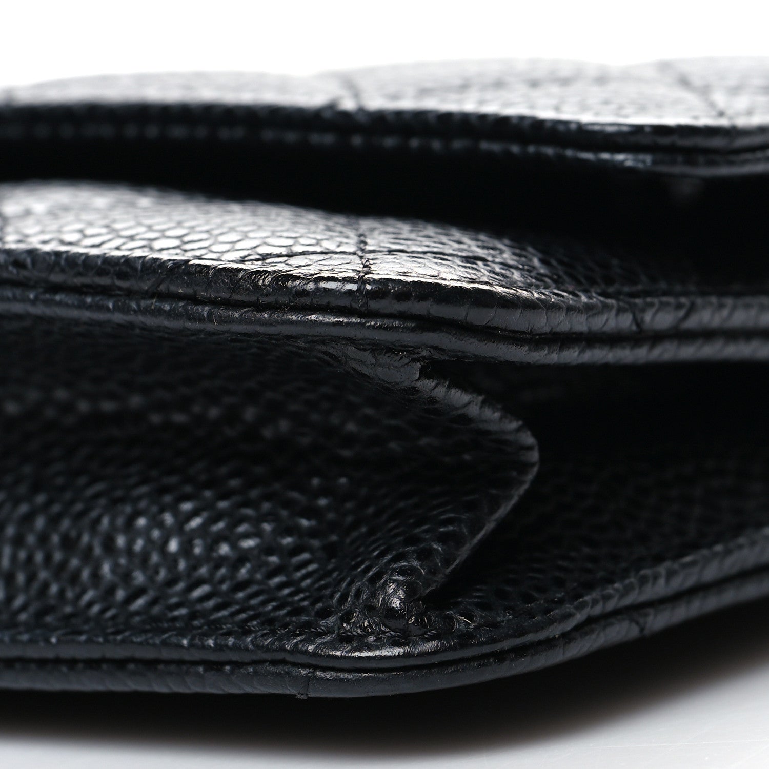 Chanel Caviar Quilted Wallet on Chain WOC Black 11 of 12