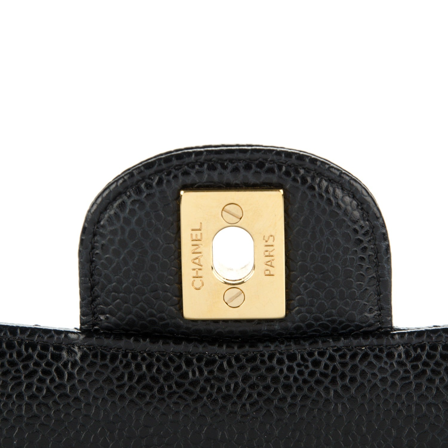 Chanel Caviar Quilted Medium Double Flap Black 7 of 9