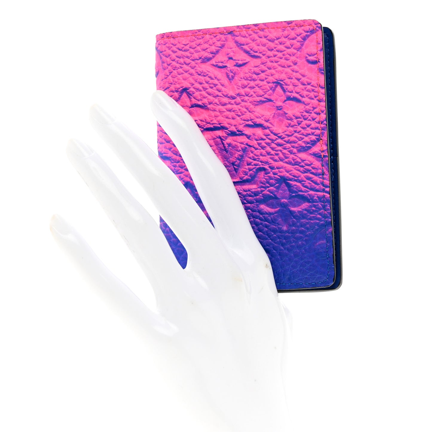 Taurillon Illusion Pocket Organizer Bleu Rose