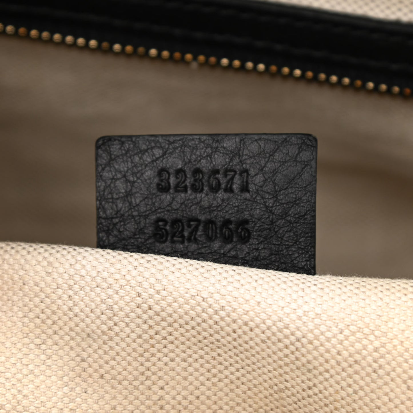 Guccissima Medium Bree Zippered Tote Black