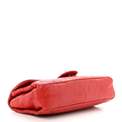 Chanel Caviar Quilted Medium Simply CC Flap Red 4 of 13