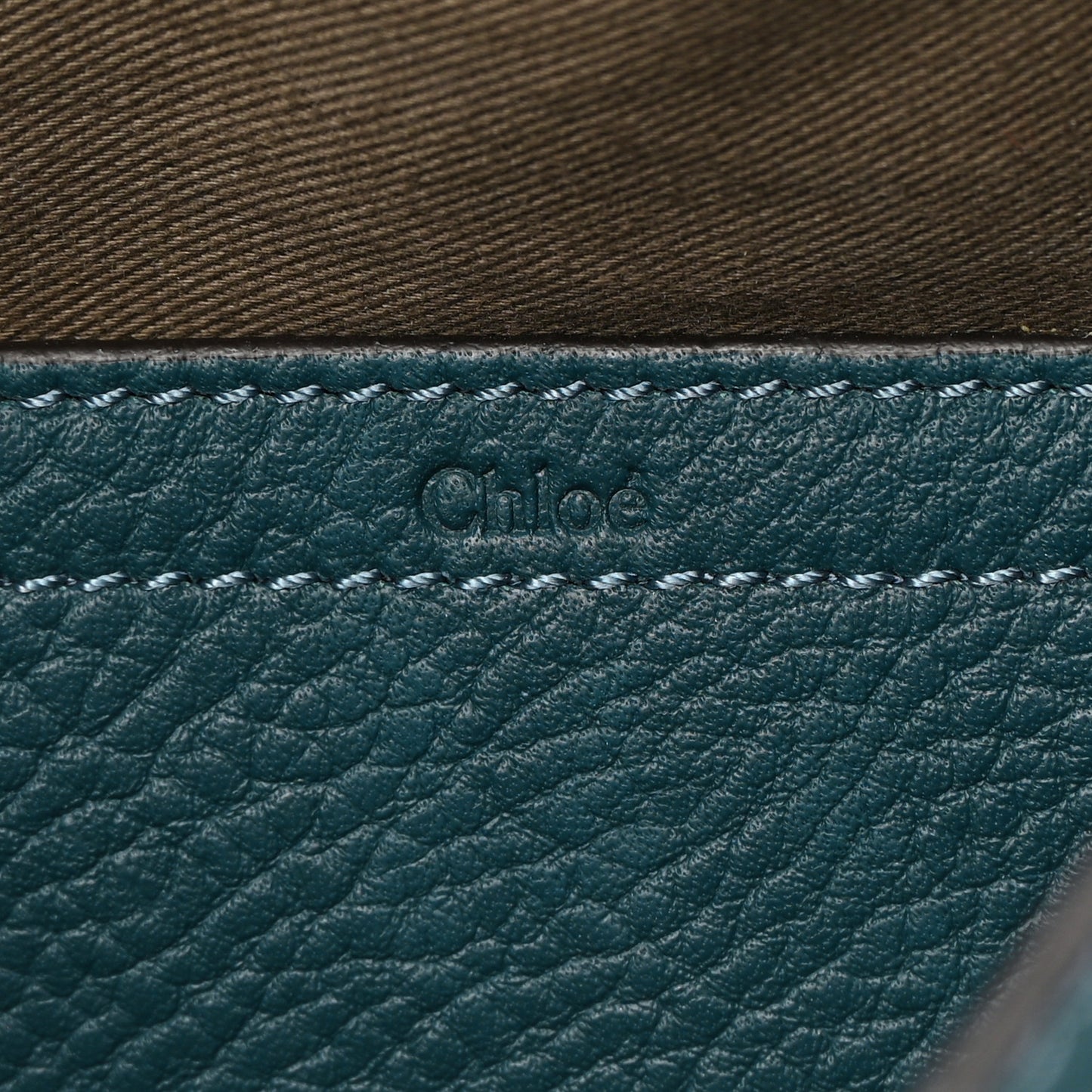 Grained Calfskin Medium Marcie Saddle Bag Navy Ink